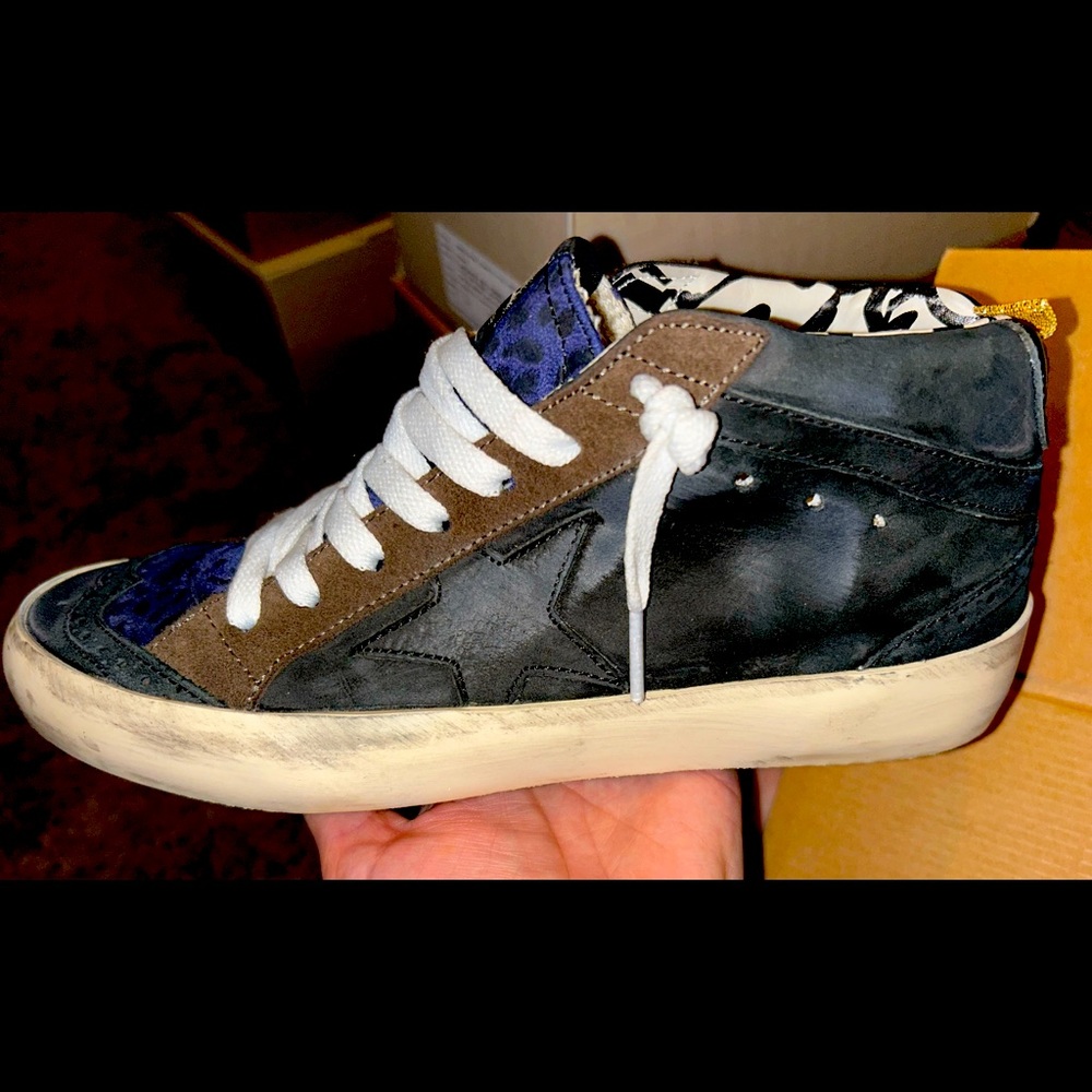 Golden goose midstar leopard 37